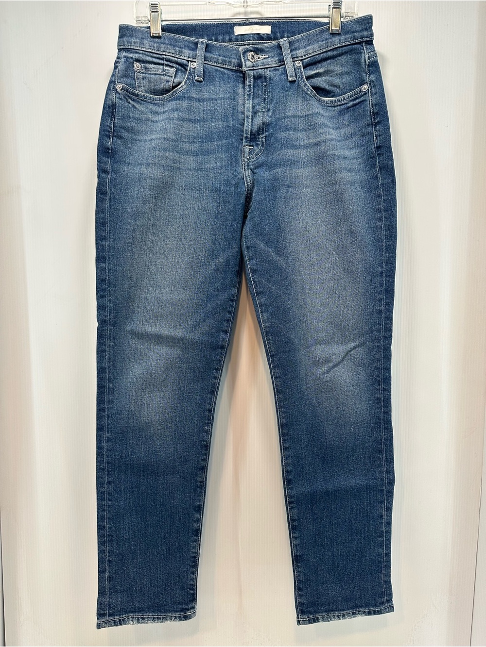 7 For All Mankind Josefina Jeans Size 27 Button Fly Mid-rise Ankle